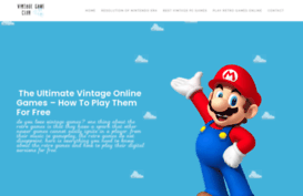 vintagegameclub.org