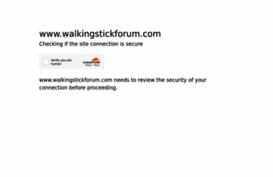 walkingstickforum.com