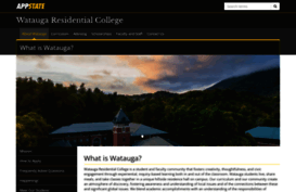 watauga.appstate.edu