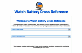 watchbatterycrossreference.com