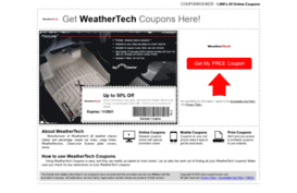 weathertech.couponrocker.com