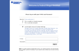 webmail.federalmogul.com