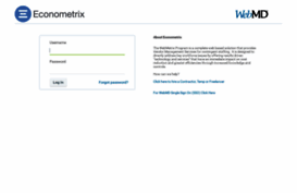 webmd.econometrix.com