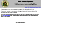 websurveys.gao.gov