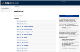 webwork.hope.edu