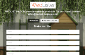 wedlister.com