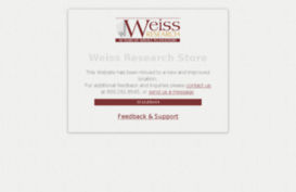 weissresearchstore.com