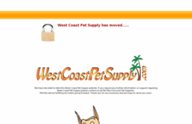 westcoastpetsupply.com