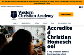 westernchristianacademy.com