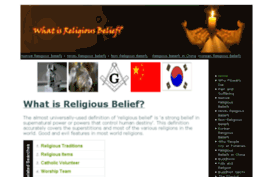 whatisreligiousbelief.com