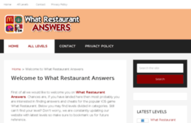 whatrestaurantanswers.com