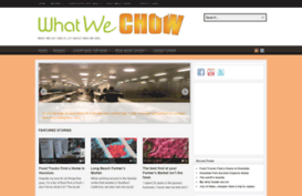 whatwechow.com
