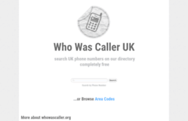 whowascaller.org