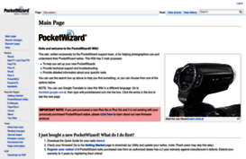 wiki.pocketwizard.com