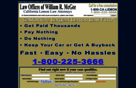 williammcgeecalifornialemonlawattorneyfirm.com