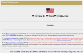 wilsonwebsite.com
