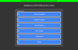 wmbaaconferences.org