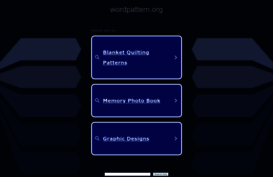 wordpattern.org
