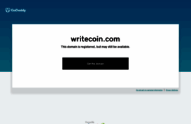 writecoin.com