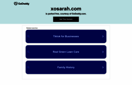 xosarah.com