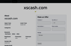 xscash.com