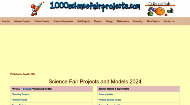 1000sciencefairprojects.com