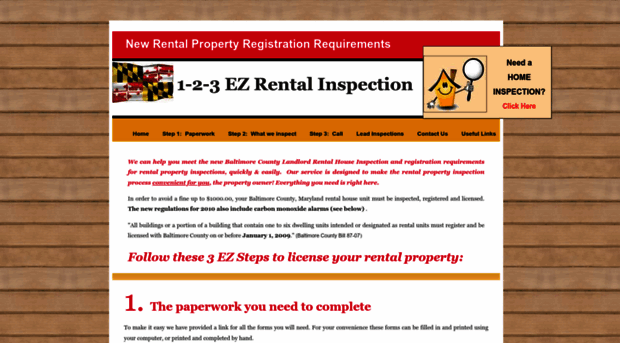 123ezrentalinspection.com