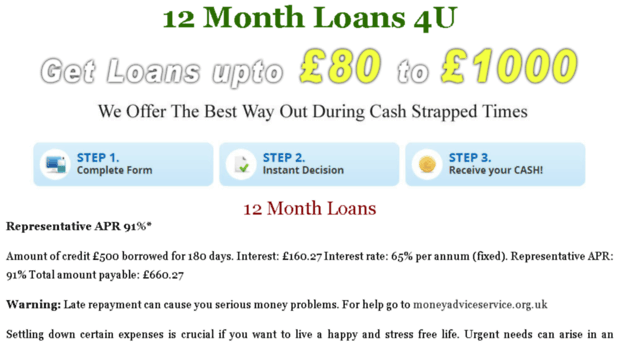 12monthloans-4u.co.uk