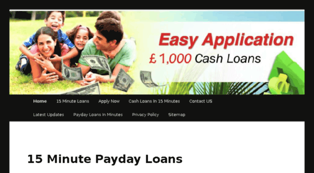 15minutespaydayloans.co.uk