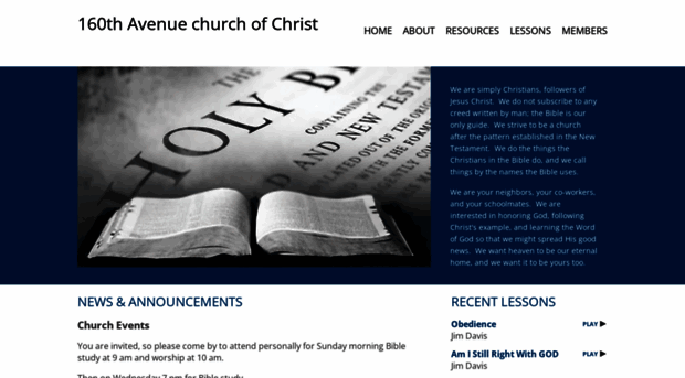 160thavechurch.com