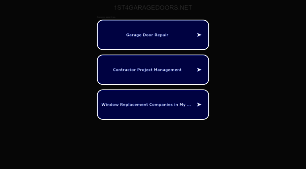 1st4garagedoors.net