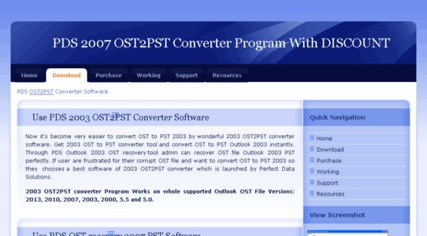 2003.ost2pstconverter.info