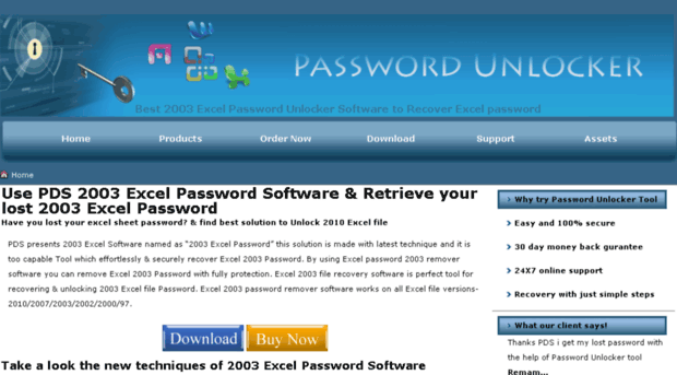 2003excelpassword.passwordunlocker.net