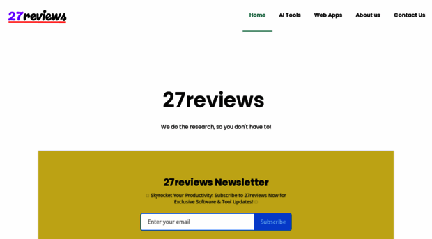 27reviews.com