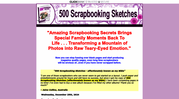 500scrapbookingsketches.com