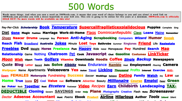 500words.com