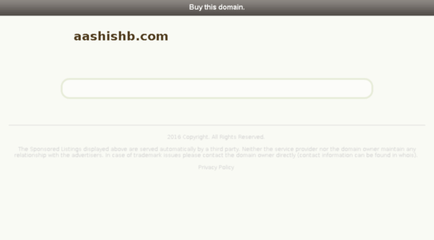 aashishb.com