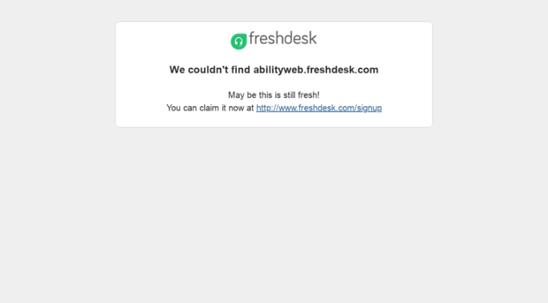 abilityweb.freshdesk.com