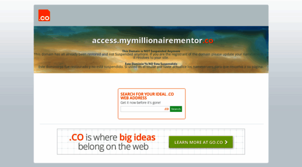 access.mymillionairementor.co
