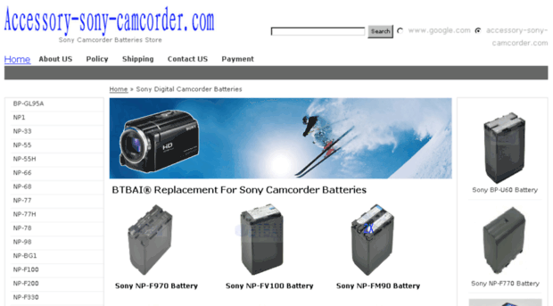 accessory-sony-camcorder.com