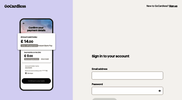 account.gocardless.com