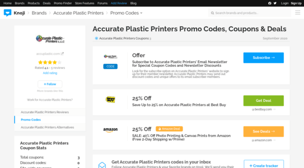 accurateplasticprinters.bluepromocode.com