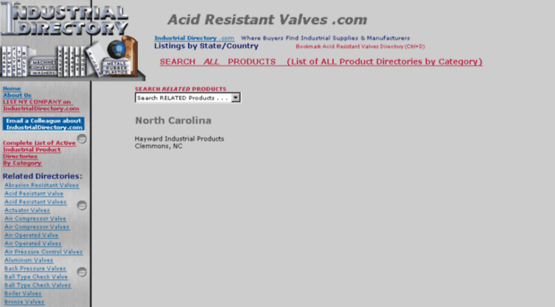 acidresistantvalves.com