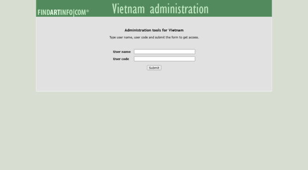 admin.findartinfo.com