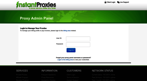 admin.instantproxies.com