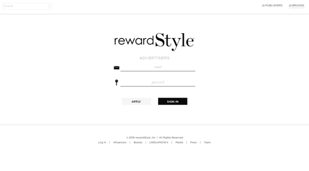 advertisers.rewardstyle.com