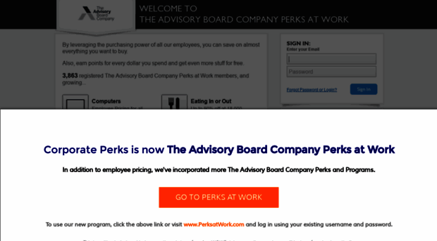 advisoryboard.corporateperks.com