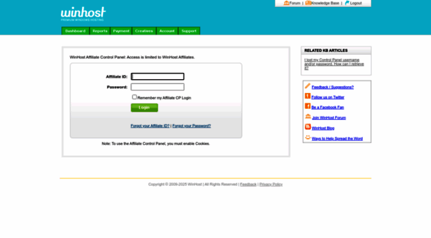 affiliate.winhost.com