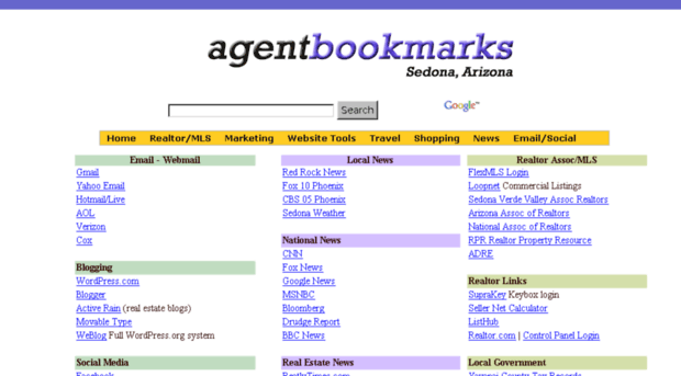 agentbookmarks.com