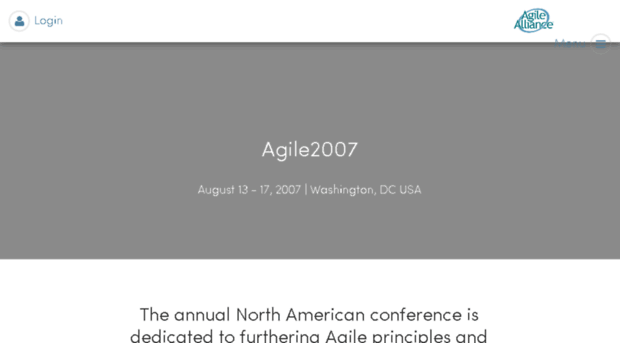 agile2007.agilealliance.org